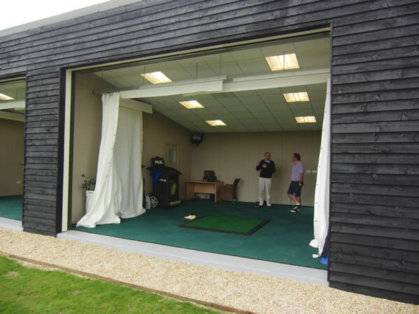 Driving range bay at Mid Sussex GC