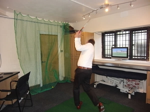 Hitting the ball in the room