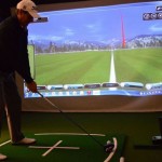 Golfer and GC2 simulator