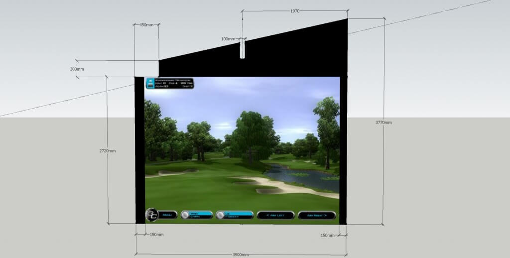 Golf Simulator Screen design