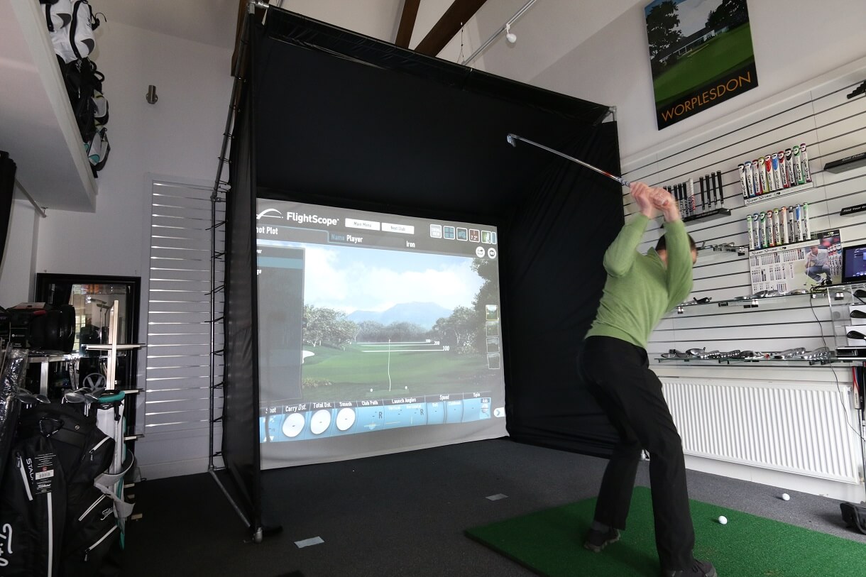 Indoor Golf Simulator Enclosure