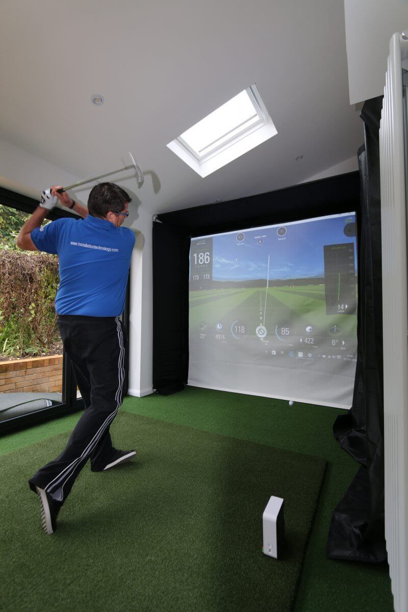 Home Golf Simulator Enclosure