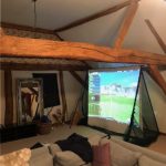 Foldaway Standard Golf Net with Projection Screen