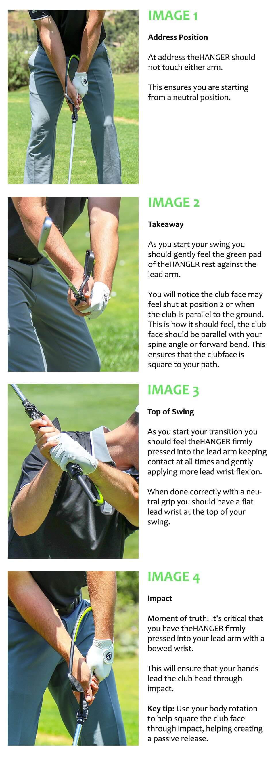 The Hanger Golf Swing Aid