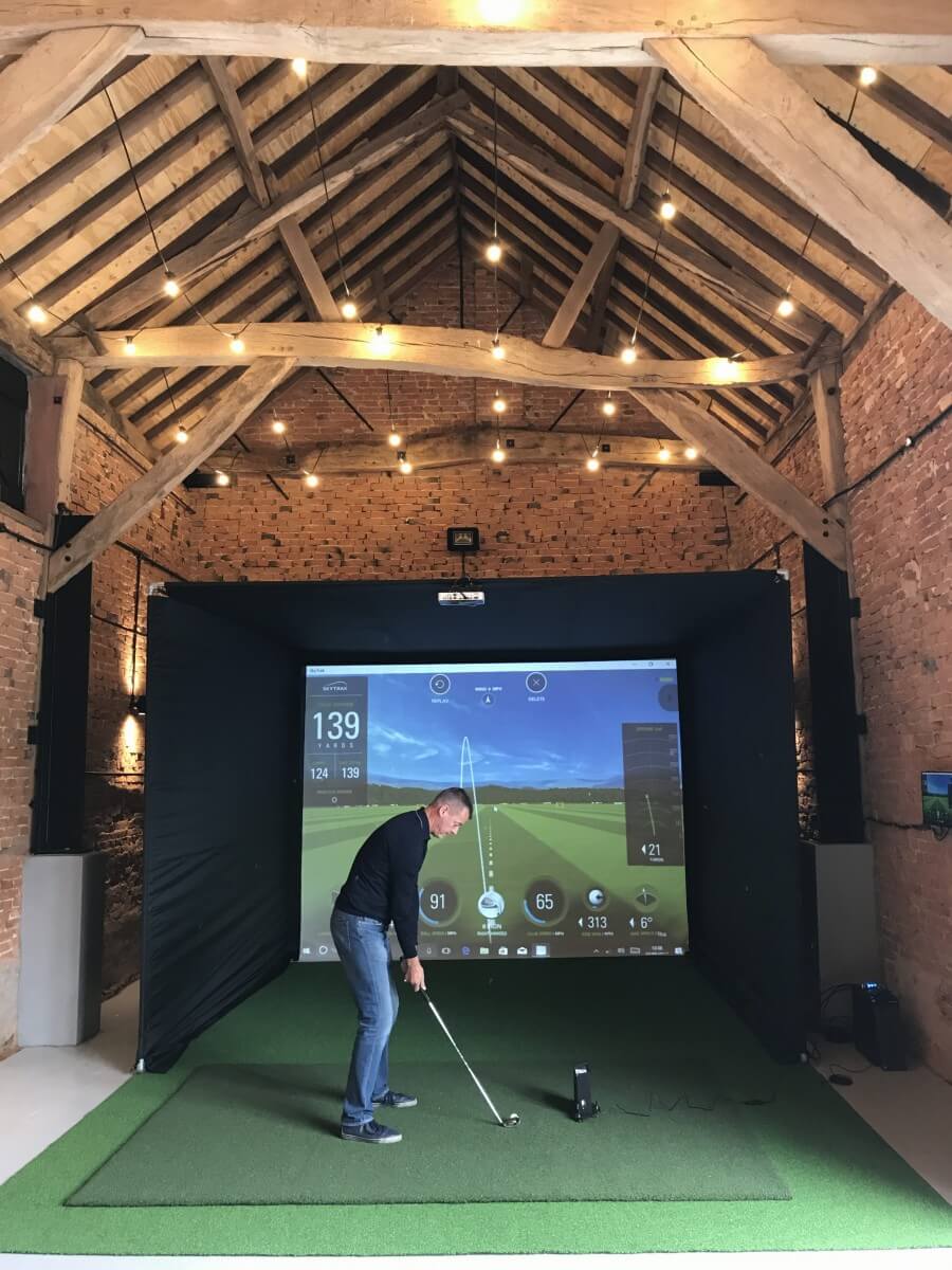 Home Golf Simulator Enclosure