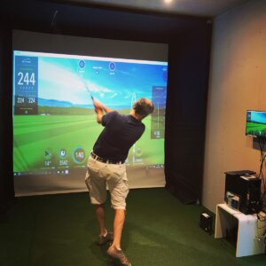 Home Golf Simulator Enclosure