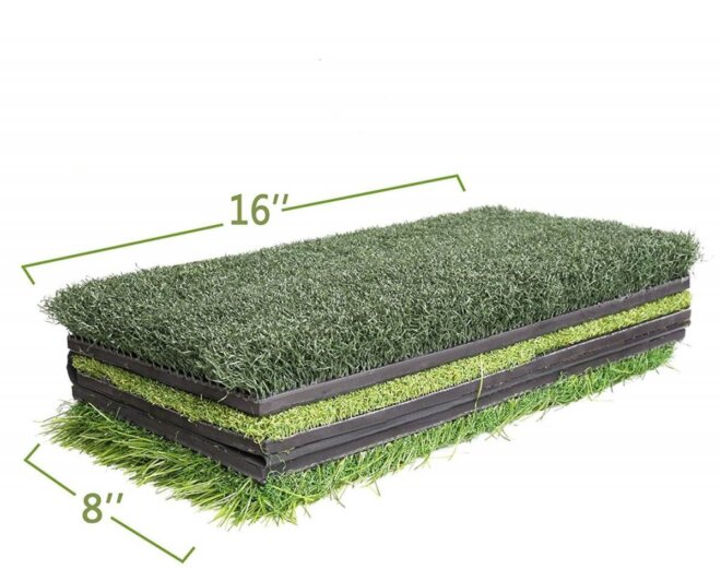 3 Turf Golf Mat Folded