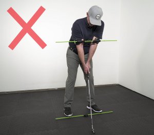 Incorrect spine angle tilt