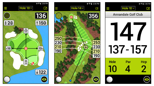 SKYCADDIE® SX400 Multiscreens